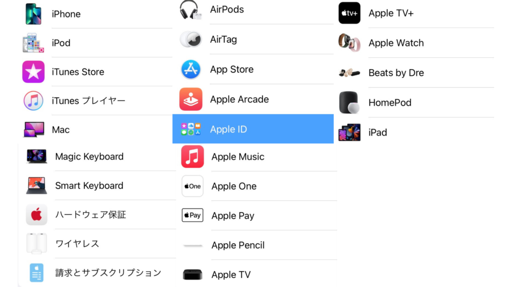 Appleサポート1